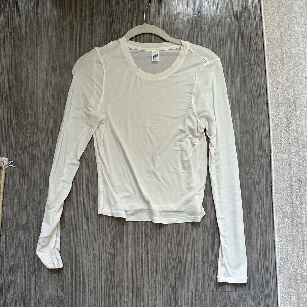 Parade long sleeve tee - off white/cloud
